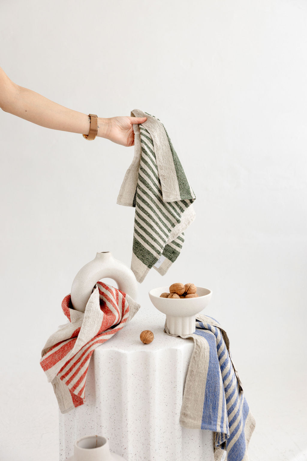 Viskestykker (sæt med 3stk) / Mixed stripes