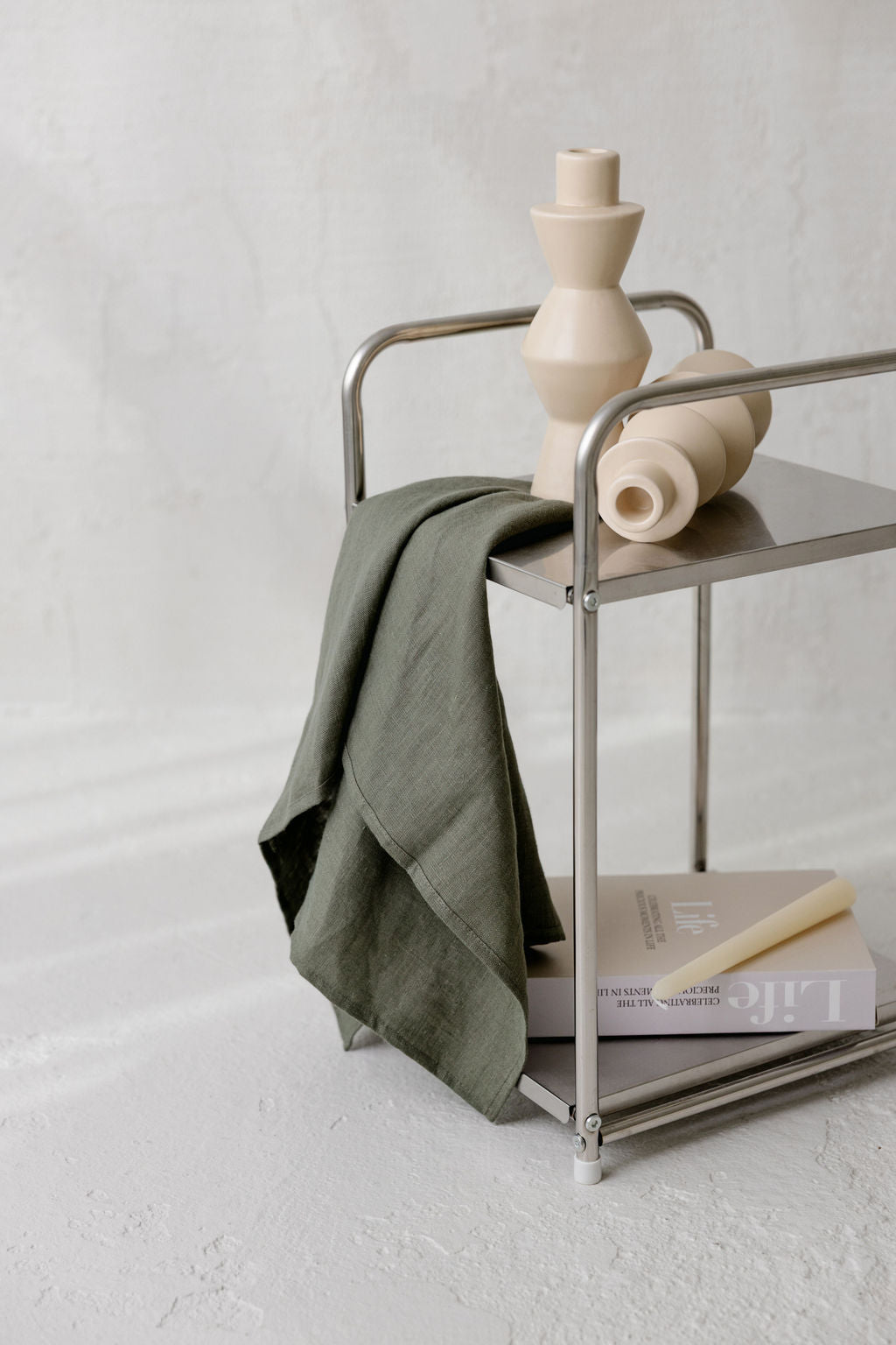 Viskestykker (sæt med 3stk) / Green stripes