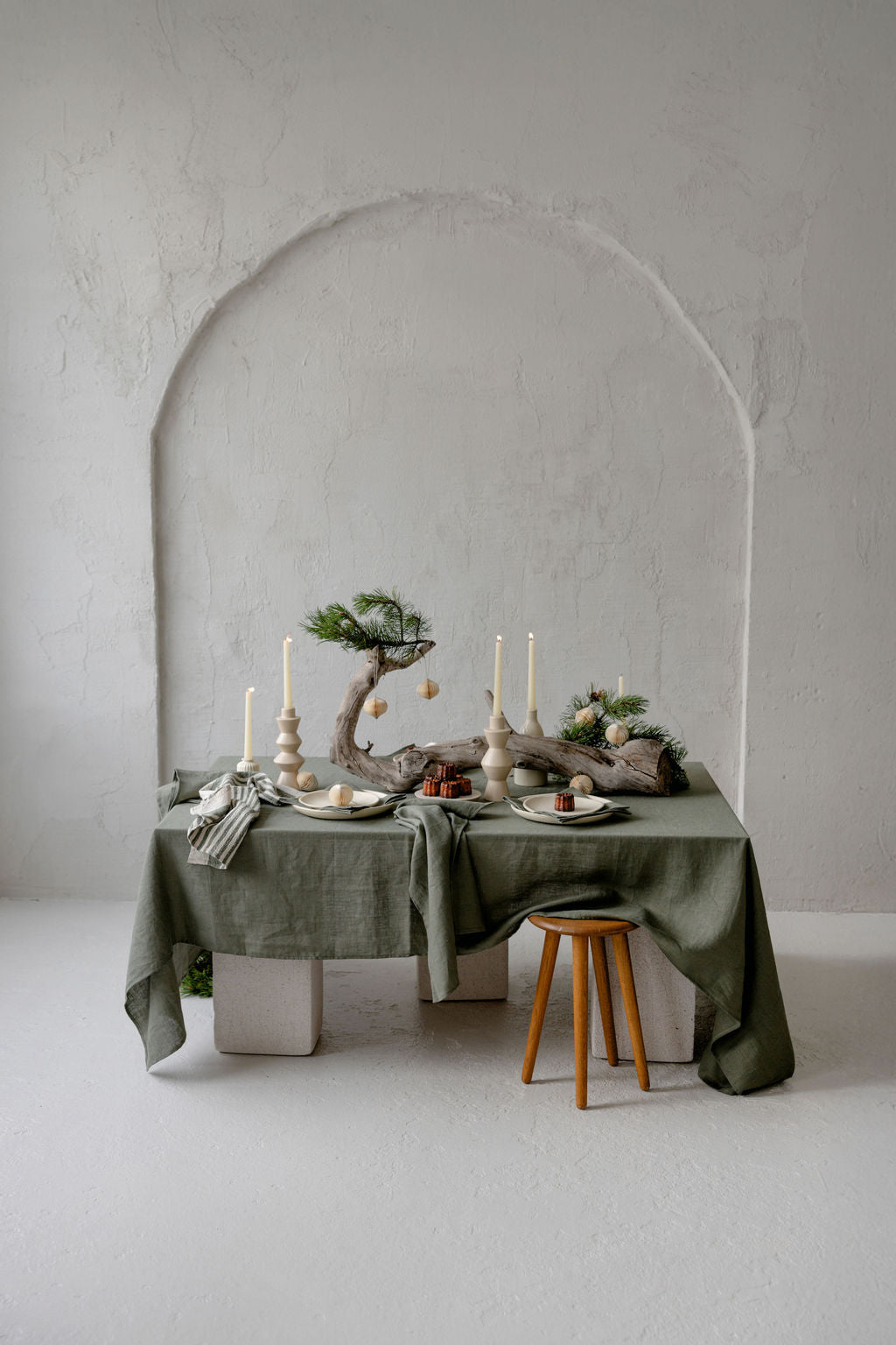 Hørdug / Nordic moss (145 x 250cm) / (145 x 330cm)