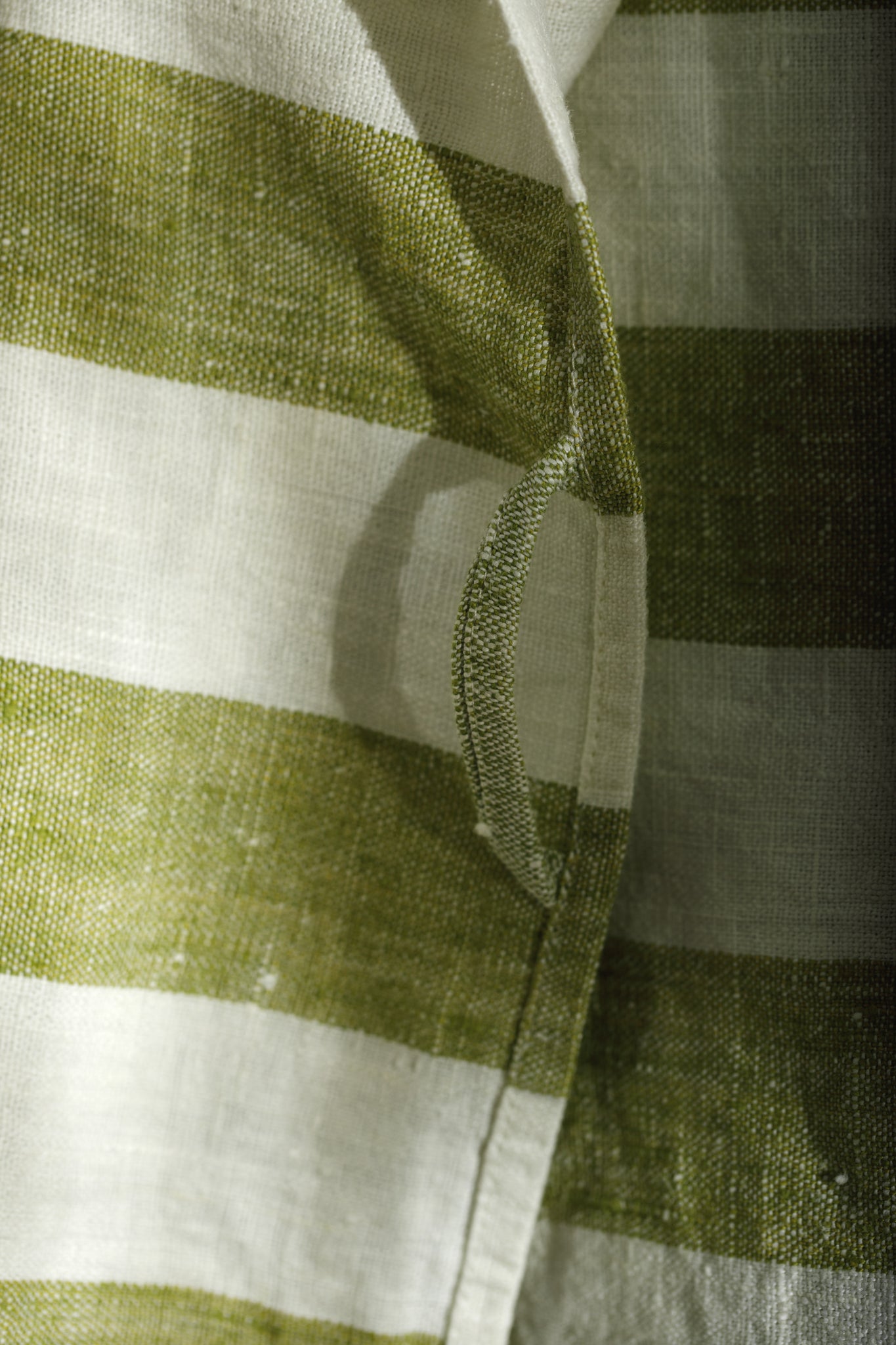 Strandhåndklæde / Green stripes