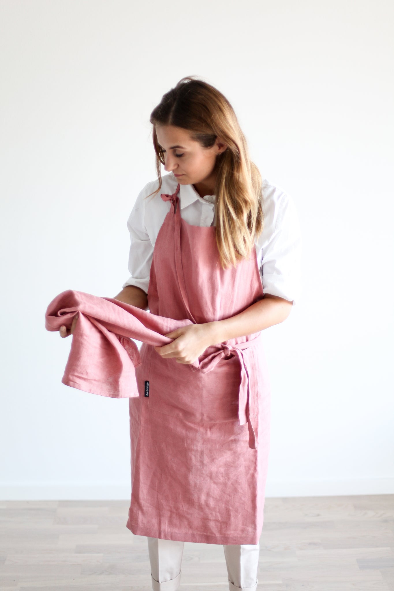 Apron / Pinky coral